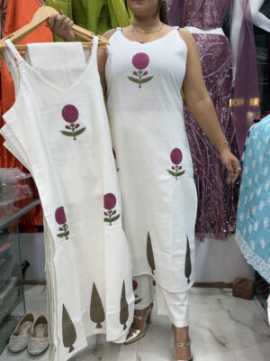 White Kurti