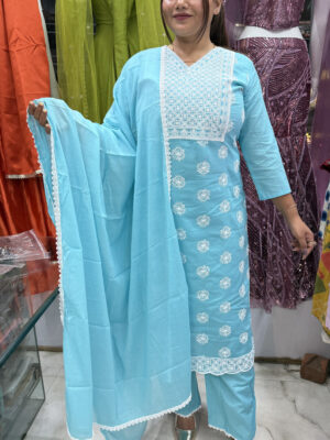 Sky Blue Kurta Set