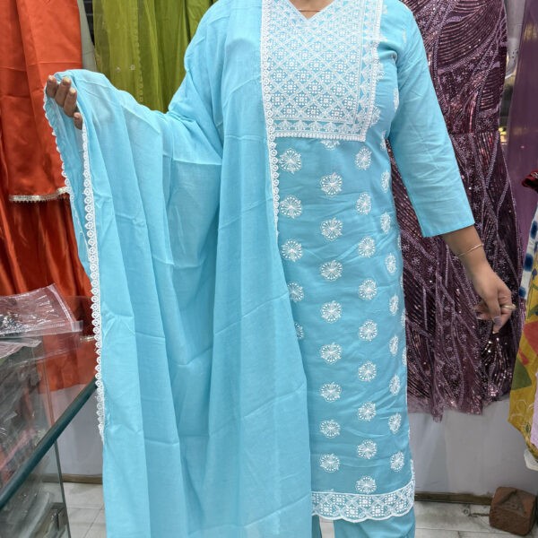 Sky Blue Kurta Set